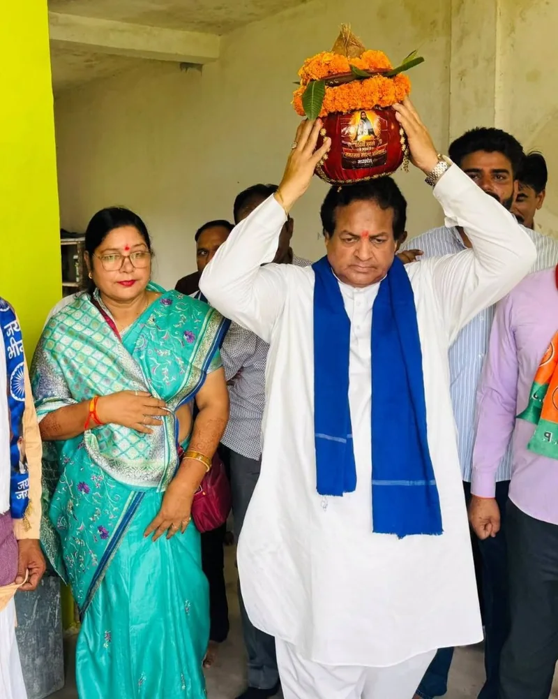 ग्राम गुदावल में कलश वंदन यात्रा में शामिल हुए विधायक श्री पटवा