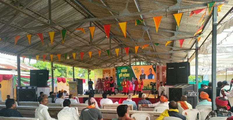नमो सेवा (अनकही कहानियां ) के माध्यम से जन जन तक पहुंचाई जा रही है योजनाओ की जानकारी बलराम कृषि महोत्सव मे…